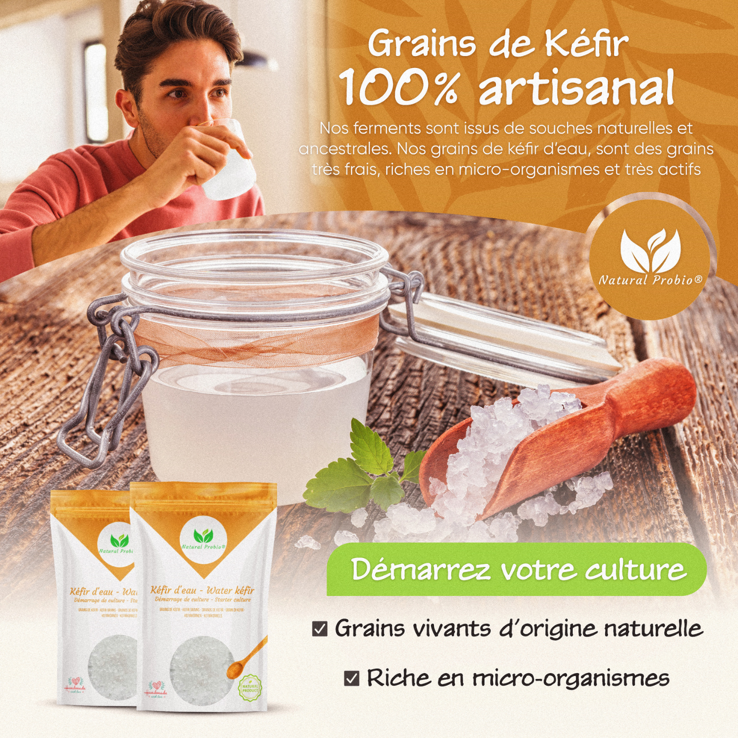 Kefir d'eau