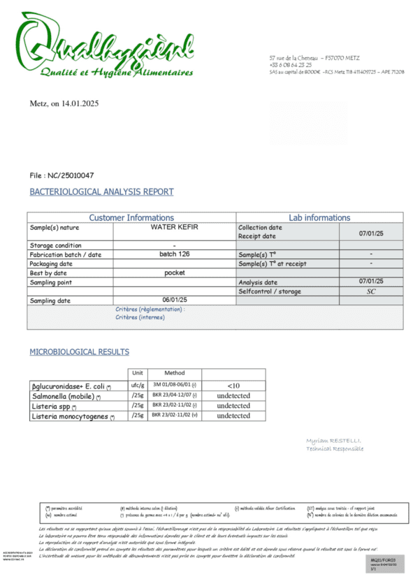 Kéfir d eau 30g Kit de démarrage de Culture + Ebook + Bibliothèque recettes – Image 3