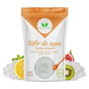 Bolsa de granos de kéfir de agua Natural Probio, cultivo iniciador con gránulos vivos, limón, higo y kiwi