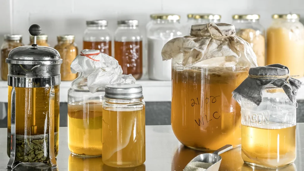 ¿Cuál es la diferencia entre la kombucha casera y la industrial?