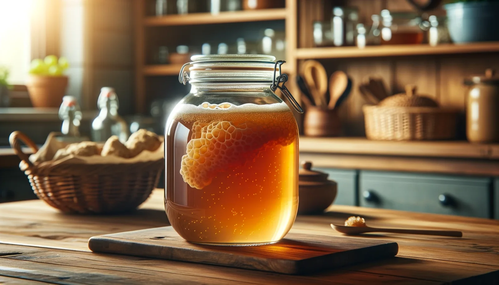 Ablagerungen oder Fäden im Kombucha - ist das normal